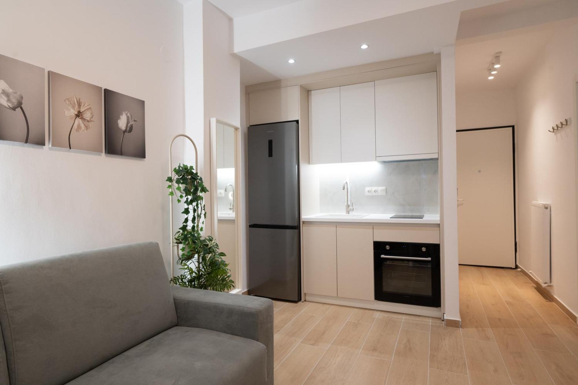 Ferienwohnung Honey Oak & Cream Patio By Nest Thessaloniki Exterior foto